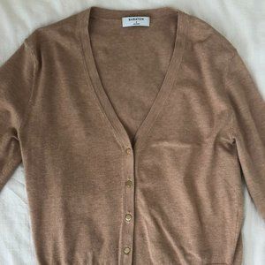 Aritizia Babaton Camel Cardigan
